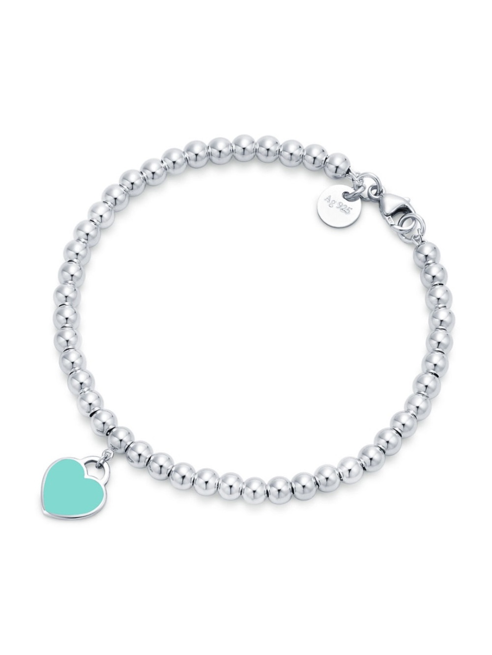 TIFFANY & CO. RETURN TO TIFFANY BLUE HEART BRACELET